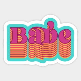 Babe Sticker